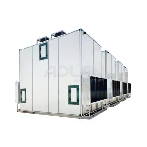 External Indirect Evaporative Cooling High-Leaving Temperature Chiller